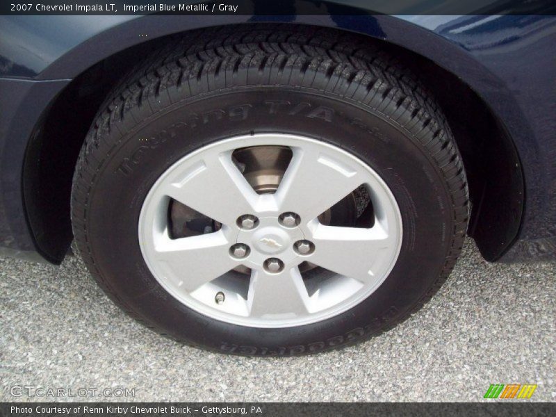 Imperial Blue Metallic / Gray 2007 Chevrolet Impala LT