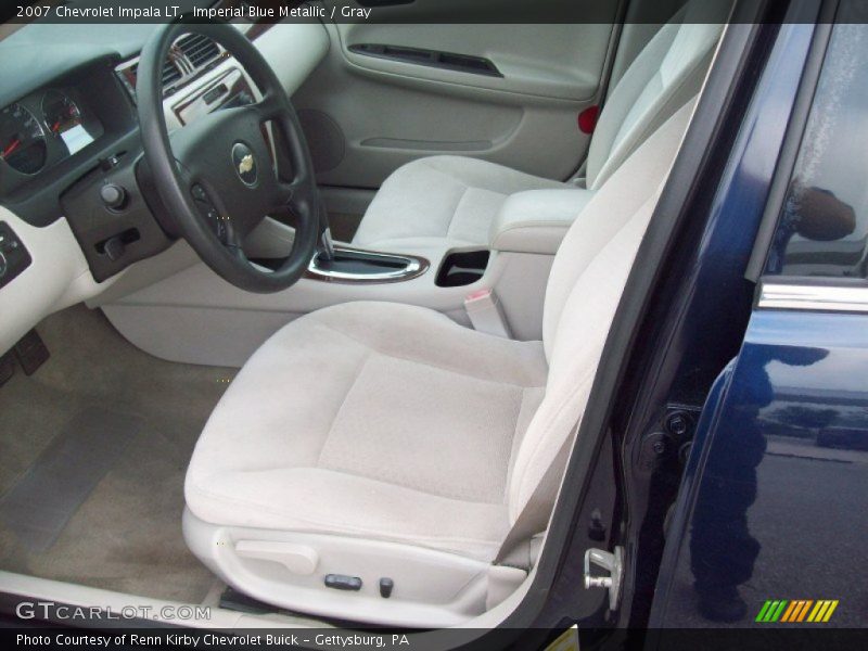 Imperial Blue Metallic / Gray 2007 Chevrolet Impala LT