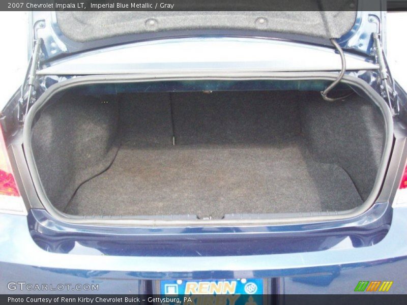Imperial Blue Metallic / Gray 2007 Chevrolet Impala LT