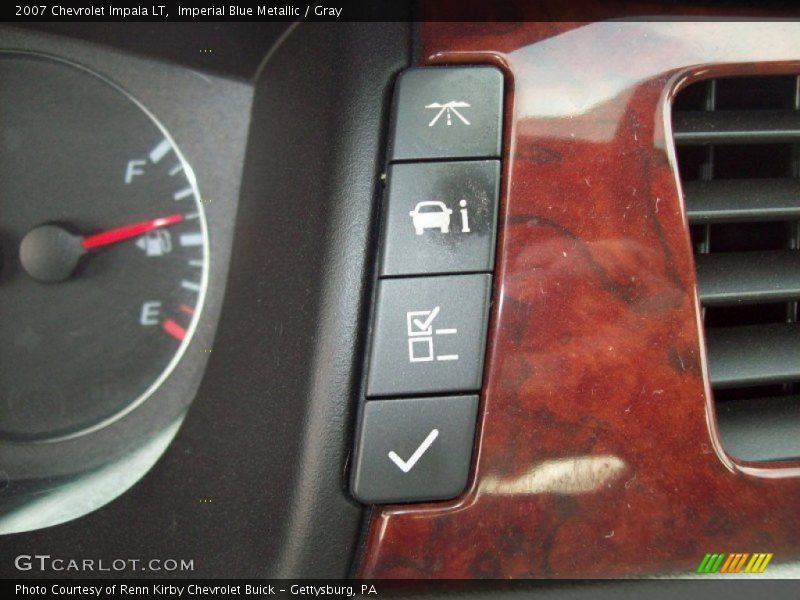 Imperial Blue Metallic / Gray 2007 Chevrolet Impala LT