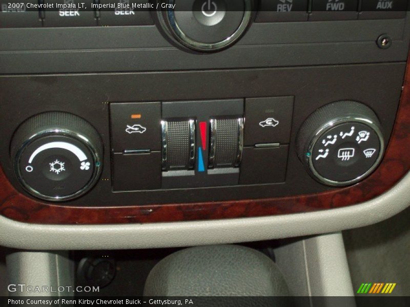 Imperial Blue Metallic / Gray 2007 Chevrolet Impala LT