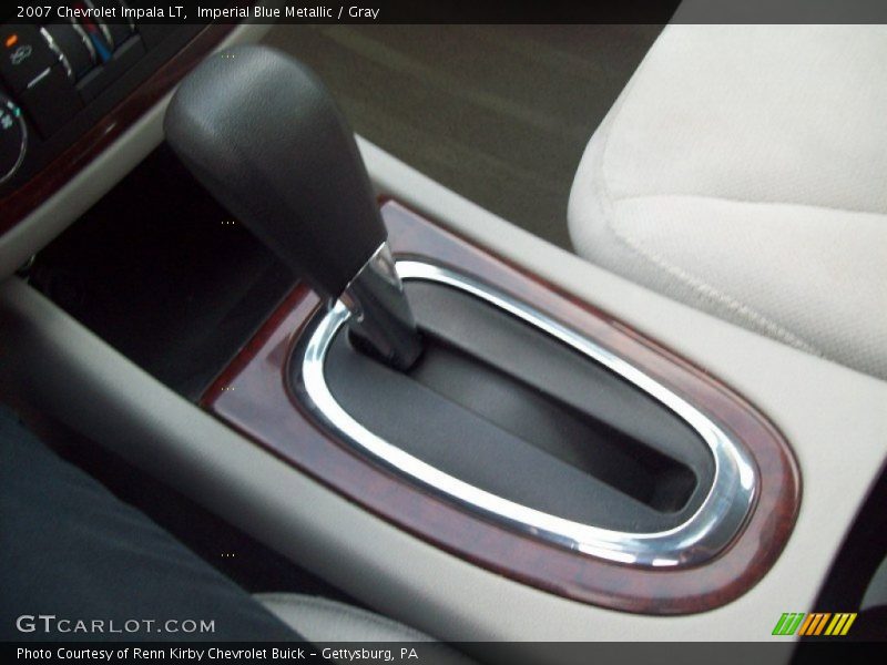 Imperial Blue Metallic / Gray 2007 Chevrolet Impala LT
