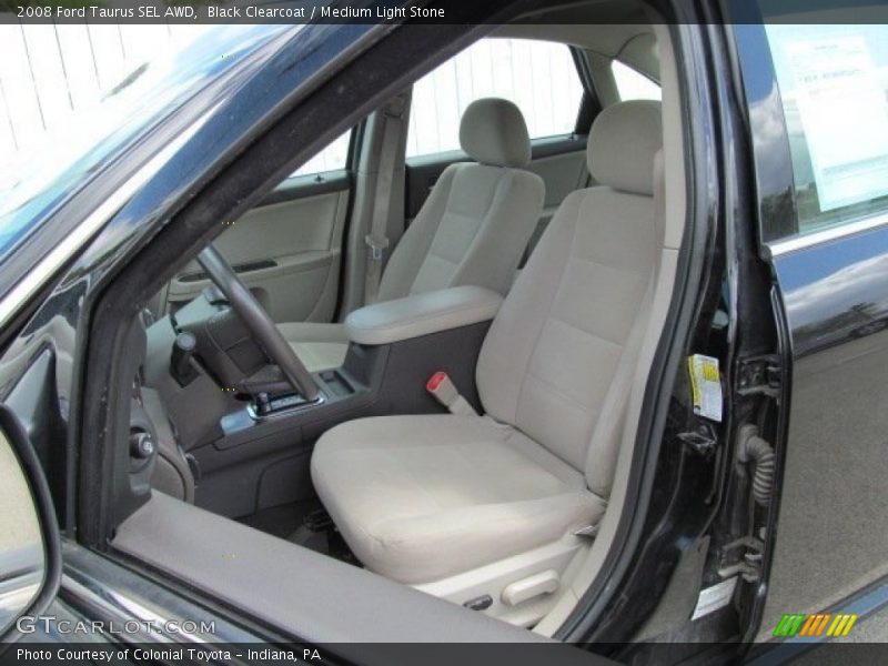 Black Clearcoat / Medium Light Stone 2008 Ford Taurus SEL AWD