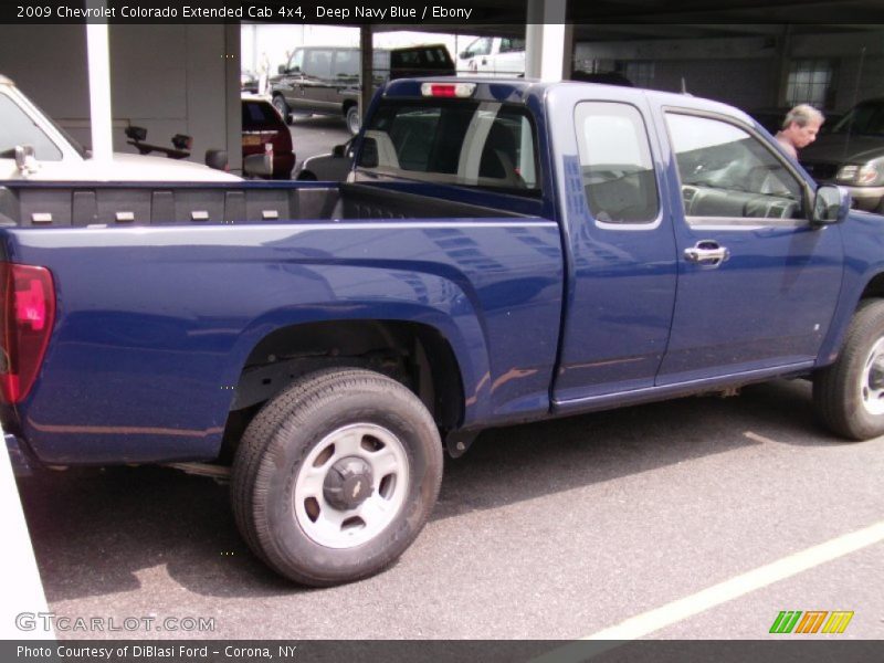 Deep Navy Blue / Ebony 2009 Chevrolet Colorado Extended Cab 4x4