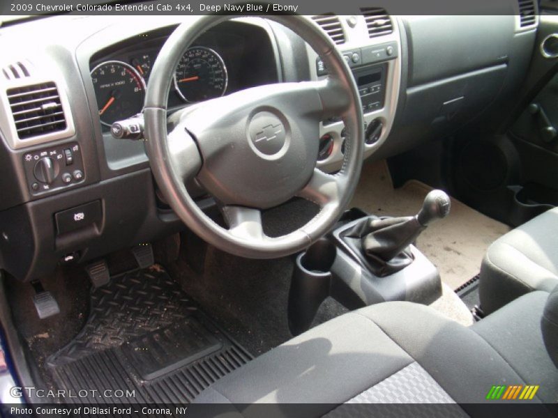 Deep Navy Blue / Ebony 2009 Chevrolet Colorado Extended Cab 4x4