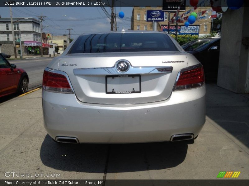 Quicksilver Metallic / Ebony 2012 Buick LaCrosse FWD