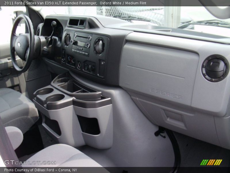 Oxford White / Medium Flint 2011 Ford E Series Van E350 XLT Extended Passenger