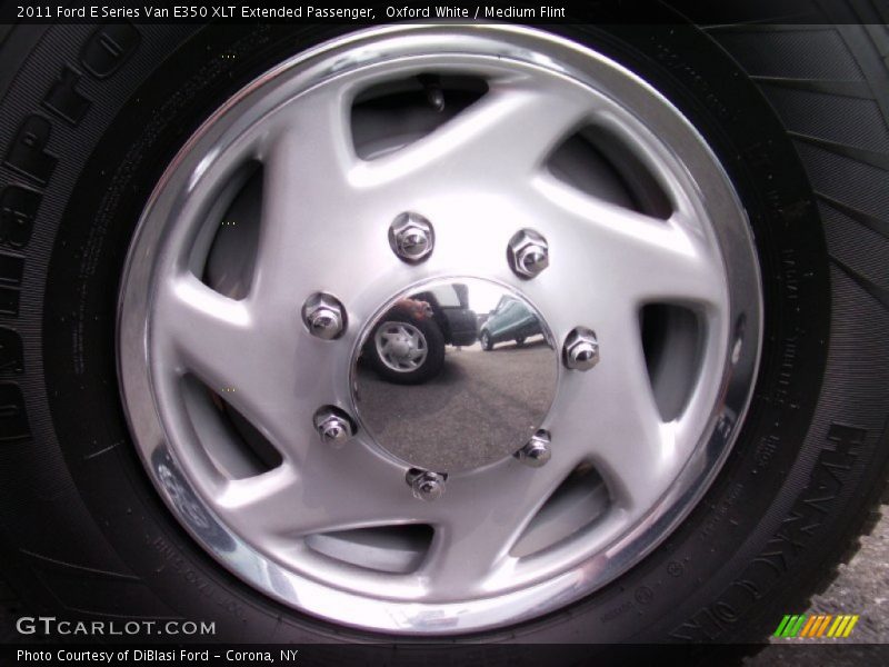 Oxford White / Medium Flint 2011 Ford E Series Van E350 XLT Extended Passenger