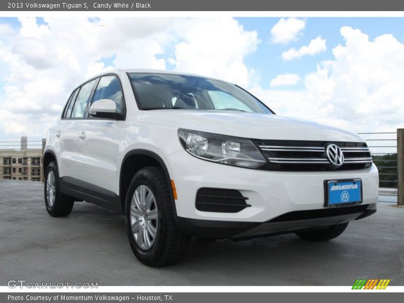 Candy White / Black 2013 Volkswagen Tiguan S