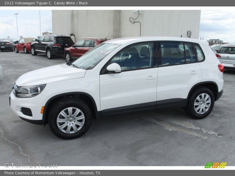 Candy White / Black 2013 Volkswagen Tiguan S