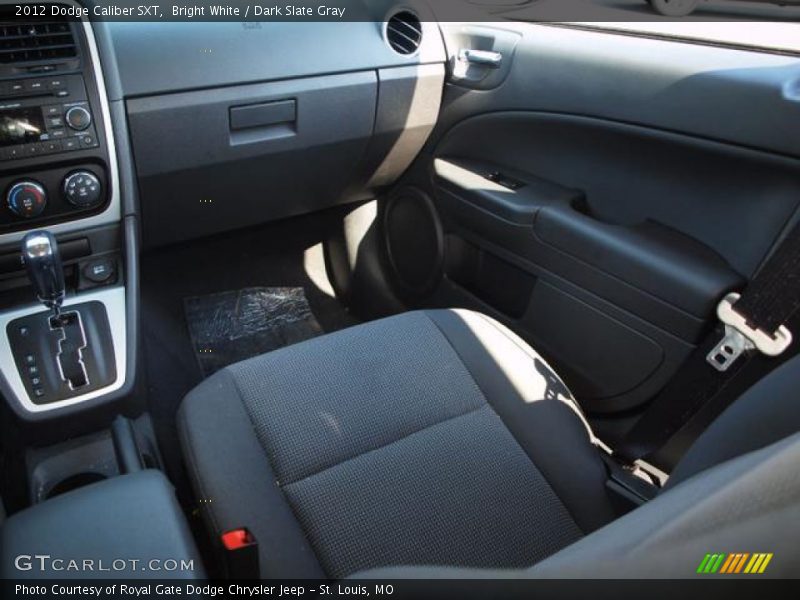 Bright White / Dark Slate Gray 2012 Dodge Caliber SXT