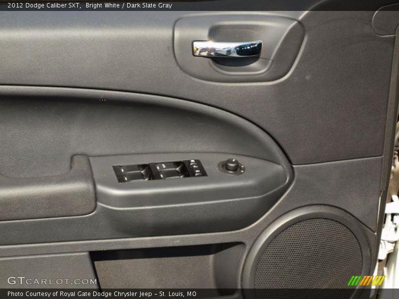 Bright White / Dark Slate Gray 2012 Dodge Caliber SXT