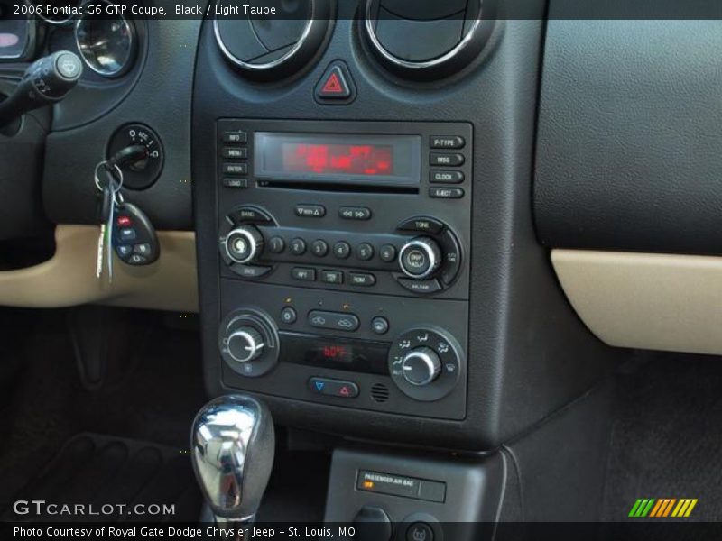 Black / Light Taupe 2006 Pontiac G6 GTP Coupe