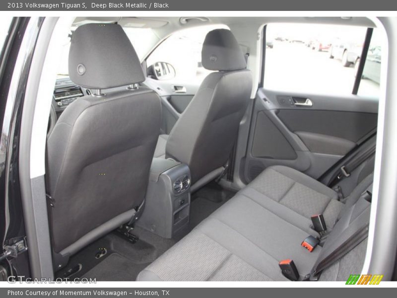 Deep Black Metallic / Black 2013 Volkswagen Tiguan S