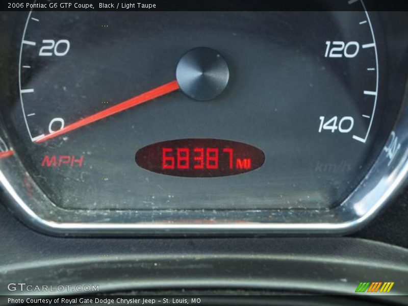 Black / Light Taupe 2006 Pontiac G6 GTP Coupe