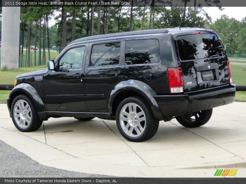 Brilliant Black Crystal Pearl / Dark Slate Gray 2011 Dodge Nitro Heat