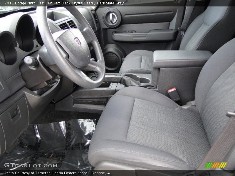 Brilliant Black Crystal Pearl / Dark Slate Gray 2011 Dodge Nitro Heat
