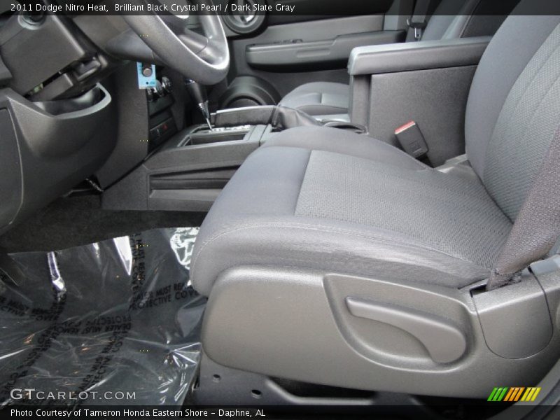 Brilliant Black Crystal Pearl / Dark Slate Gray 2011 Dodge Nitro Heat