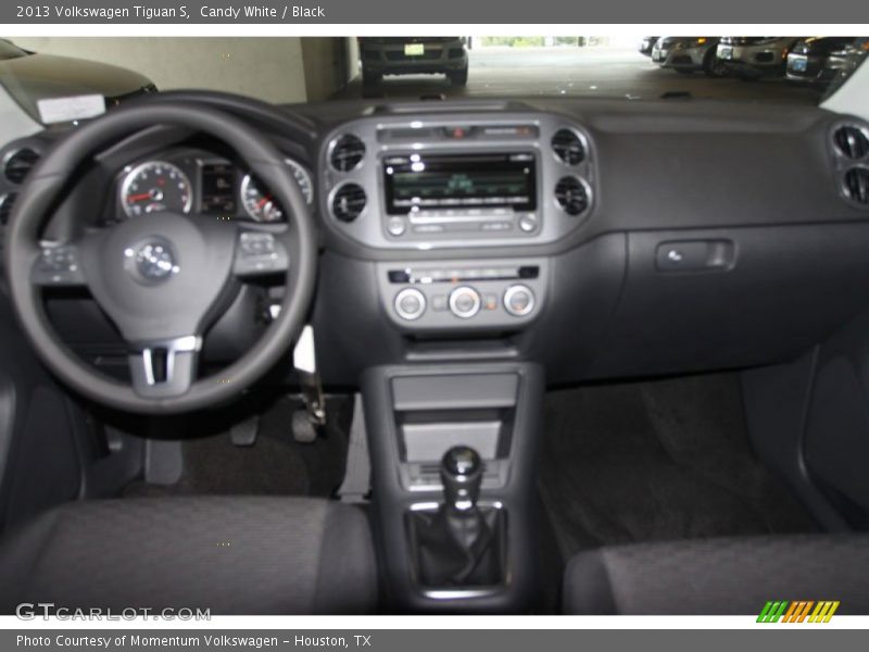 Candy White / Black 2013 Volkswagen Tiguan S