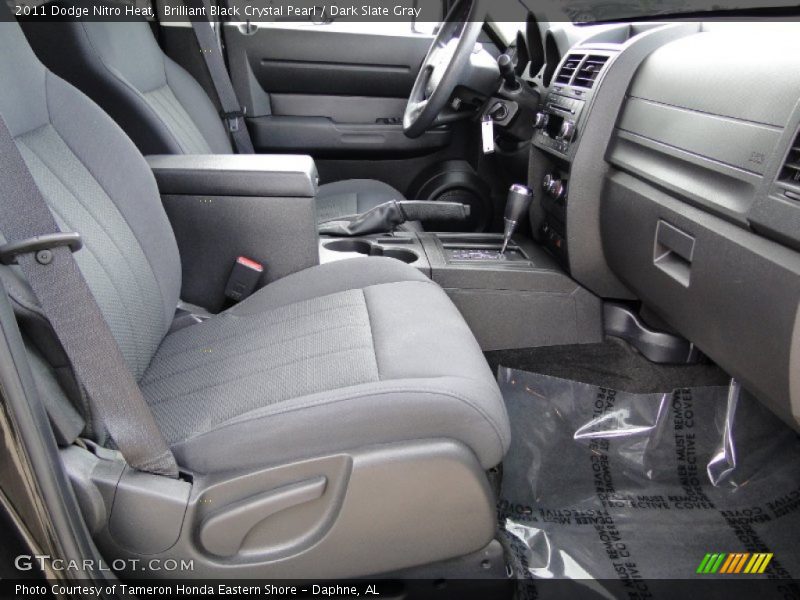 Brilliant Black Crystal Pearl / Dark Slate Gray 2011 Dodge Nitro Heat