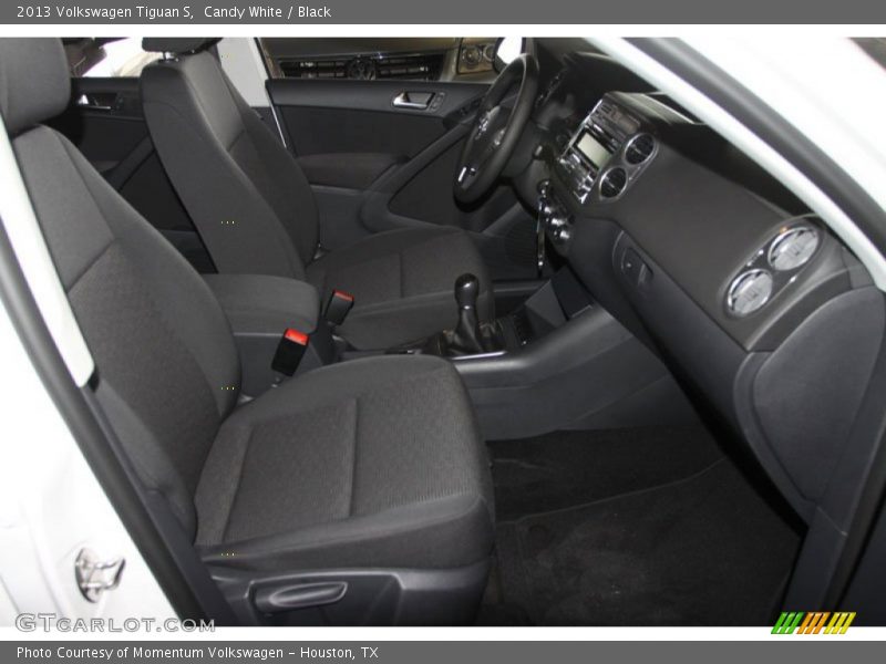 Candy White / Black 2013 Volkswagen Tiguan S