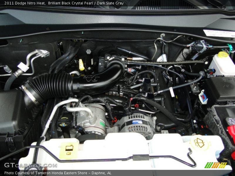 Brilliant Black Crystal Pearl / Dark Slate Gray 2011 Dodge Nitro Heat