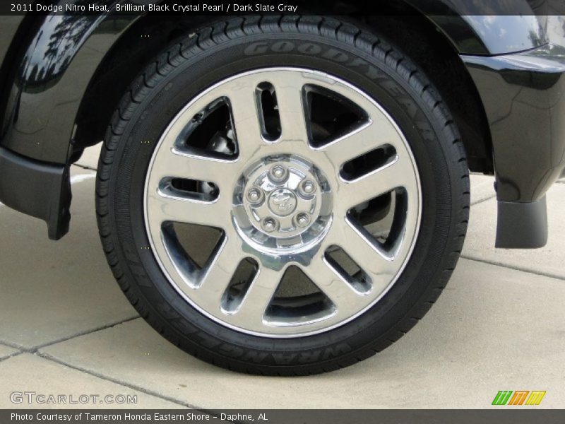 Brilliant Black Crystal Pearl / Dark Slate Gray 2011 Dodge Nitro Heat
