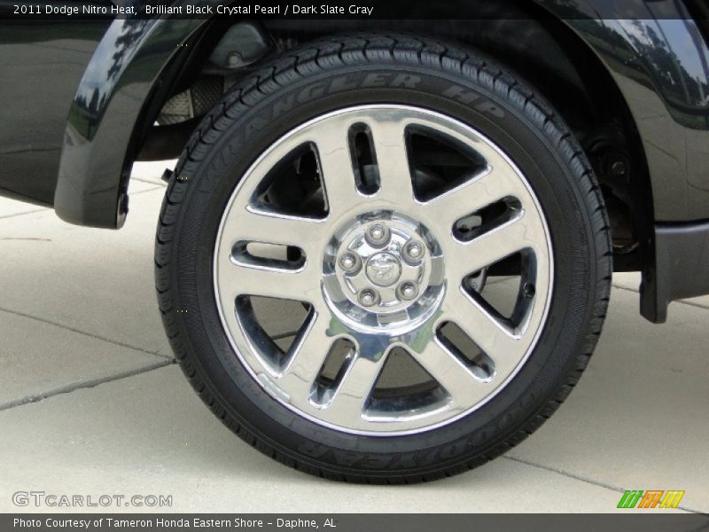 Brilliant Black Crystal Pearl / Dark Slate Gray 2011 Dodge Nitro Heat