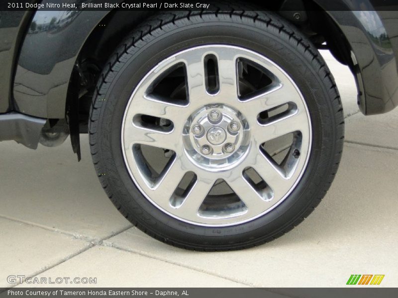 Brilliant Black Crystal Pearl / Dark Slate Gray 2011 Dodge Nitro Heat