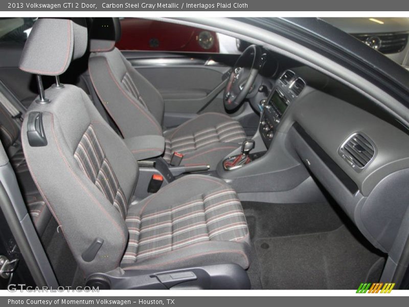 Carbon Steel Gray Metallic / Interlagos Plaid Cloth 2013 Volkswagen GTI 2 Door