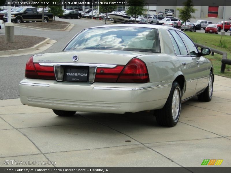 Gold Ash Metallic / Medium Parchment 2004 Mercury Grand Marquis LS