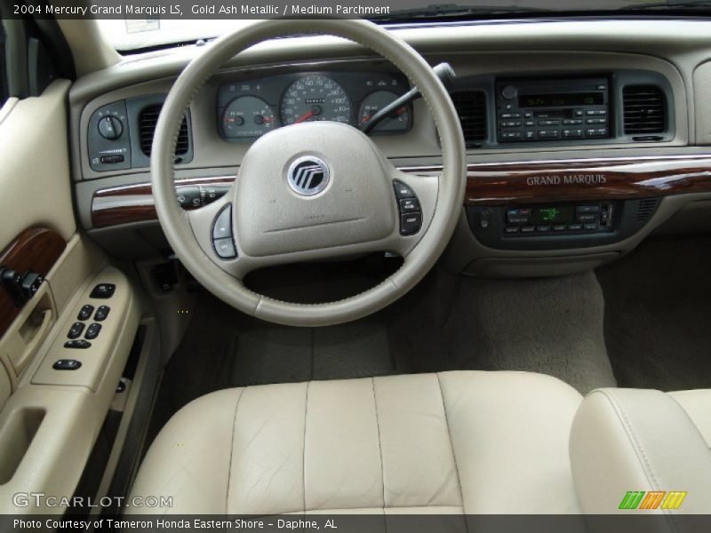 Gold Ash Metallic / Medium Parchment 2004 Mercury Grand Marquis LS