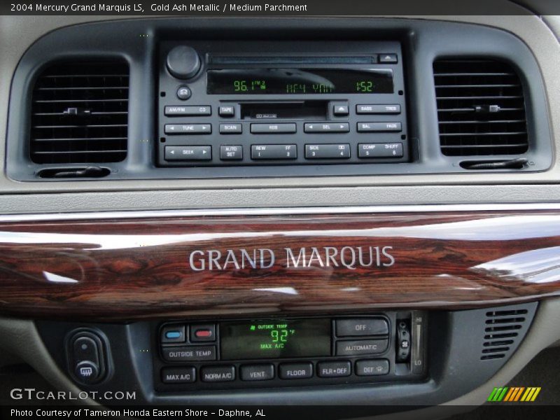 Gold Ash Metallic / Medium Parchment 2004 Mercury Grand Marquis LS