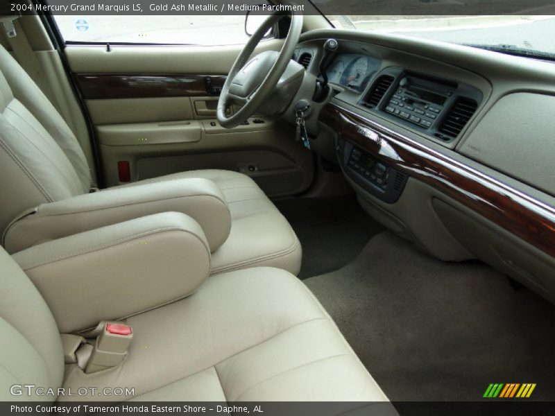Gold Ash Metallic / Medium Parchment 2004 Mercury Grand Marquis LS