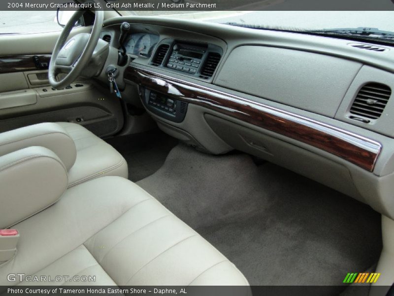 Gold Ash Metallic / Medium Parchment 2004 Mercury Grand Marquis LS