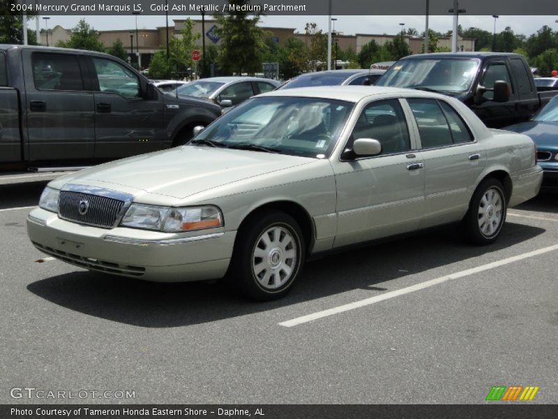 Gold Ash Metallic / Medium Parchment 2004 Mercury Grand Marquis LS