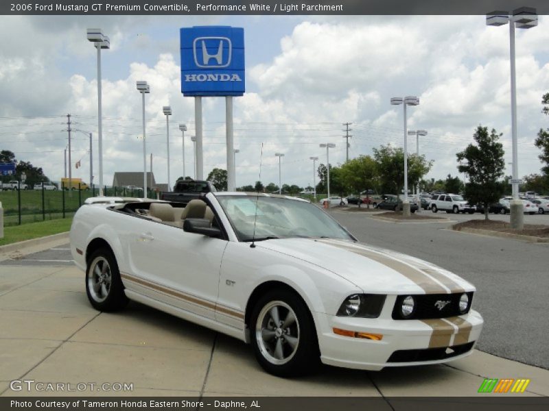 Performance White / Light Parchment 2006 Ford Mustang GT Premium Convertible