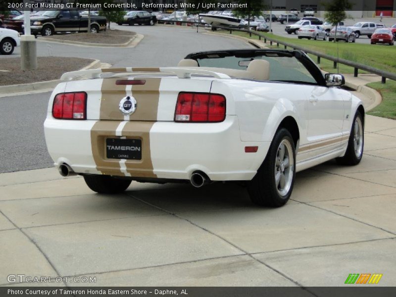 Performance White / Light Parchment 2006 Ford Mustang GT Premium Convertible