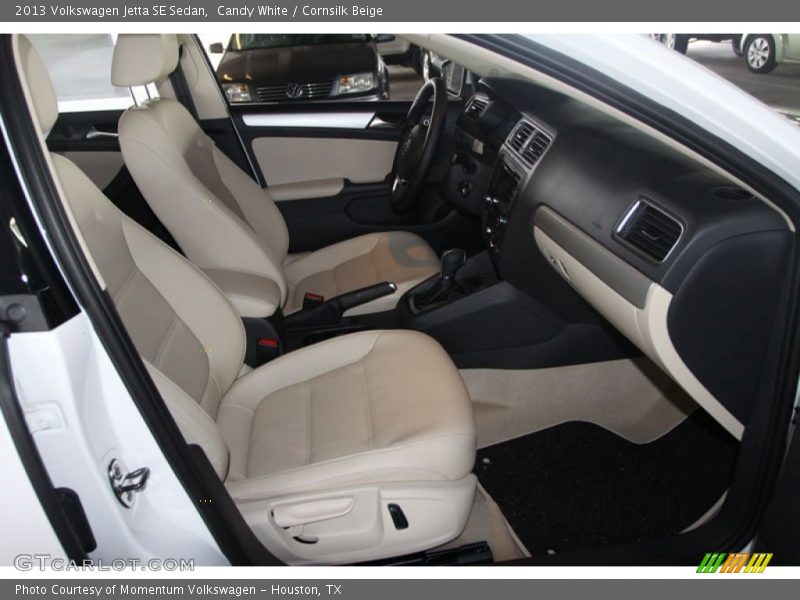 Candy White / Cornsilk Beige 2013 Volkswagen Jetta SE Sedan