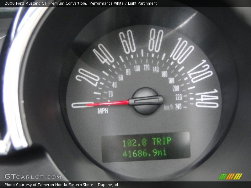 Performance White / Light Parchment 2006 Ford Mustang GT Premium Convertible