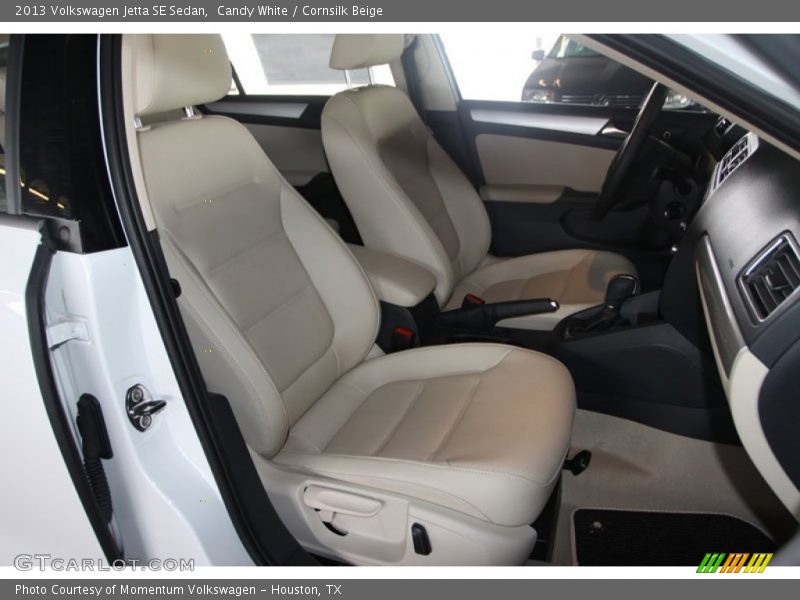 Candy White / Cornsilk Beige 2013 Volkswagen Jetta SE Sedan