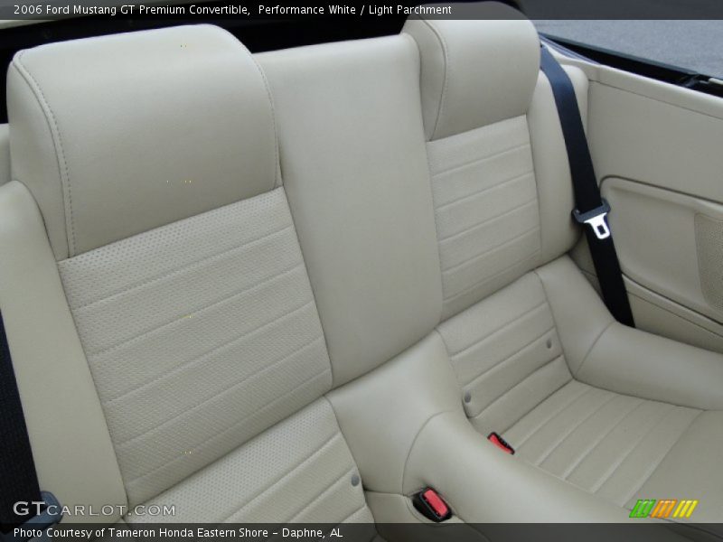 Rear Seat of 2006 Mustang GT Premium Convertible