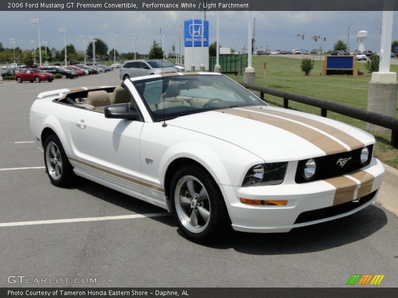 Performance White / Light Parchment 2006 Ford Mustang GT Premium Convertible