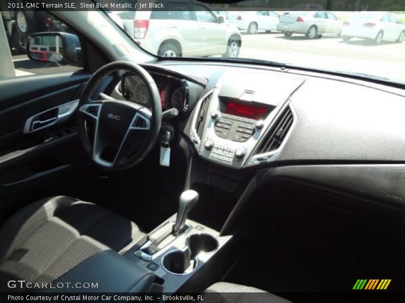 Steel Blue Metallic / Jet Black 2011 GMC Terrain SLE