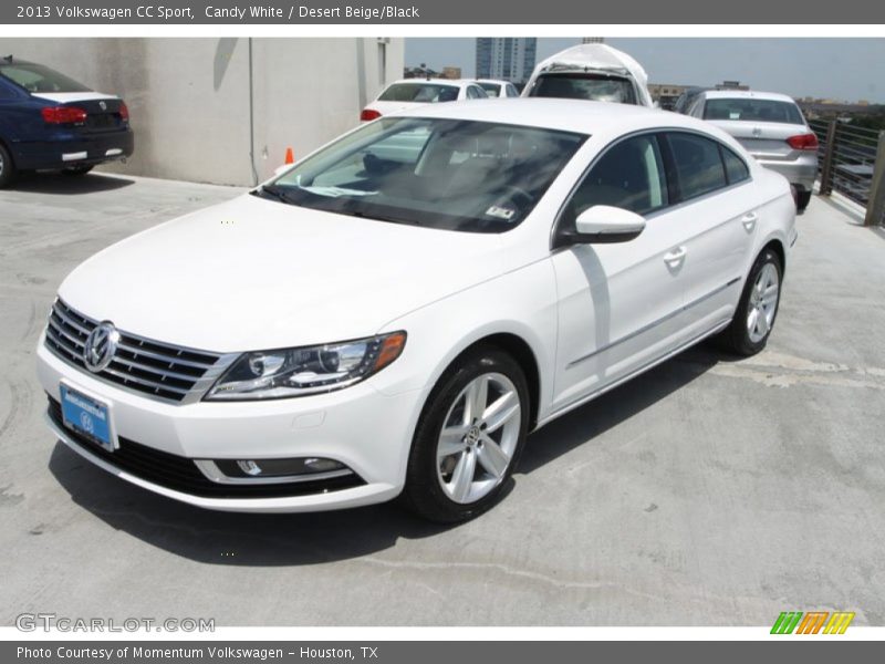 Candy White / Desert Beige/Black 2013 Volkswagen CC Sport