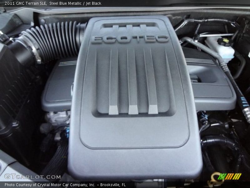 Steel Blue Metallic / Jet Black 2011 GMC Terrain SLE