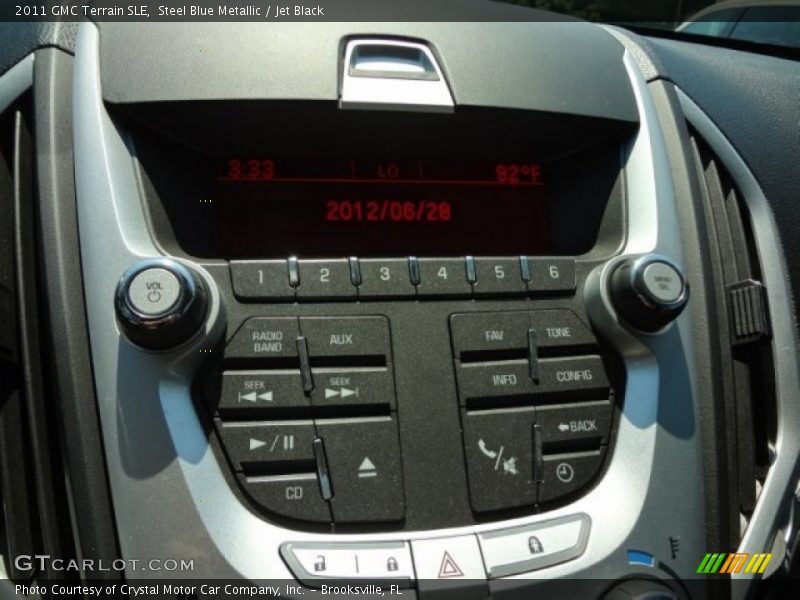 Steel Blue Metallic / Jet Black 2011 GMC Terrain SLE