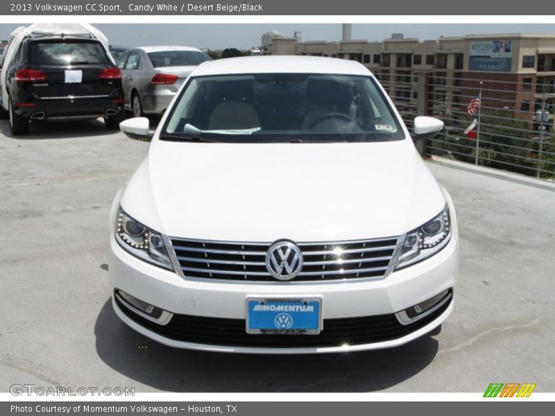 Candy White / Desert Beige/Black 2013 Volkswagen CC Sport