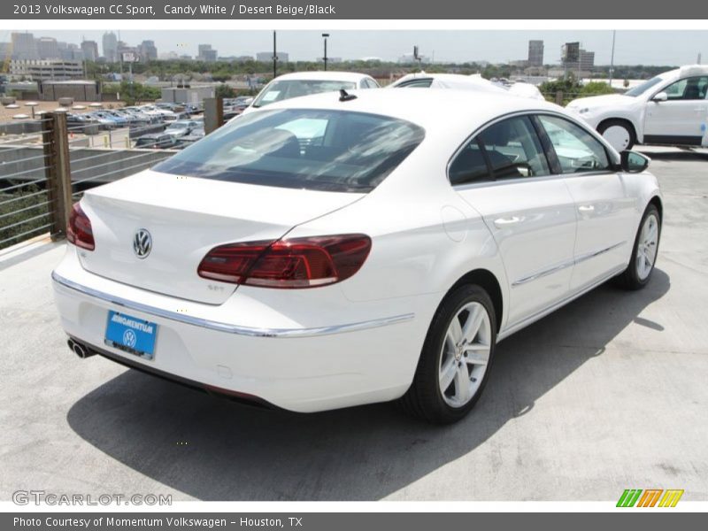 Candy White / Desert Beige/Black 2013 Volkswagen CC Sport