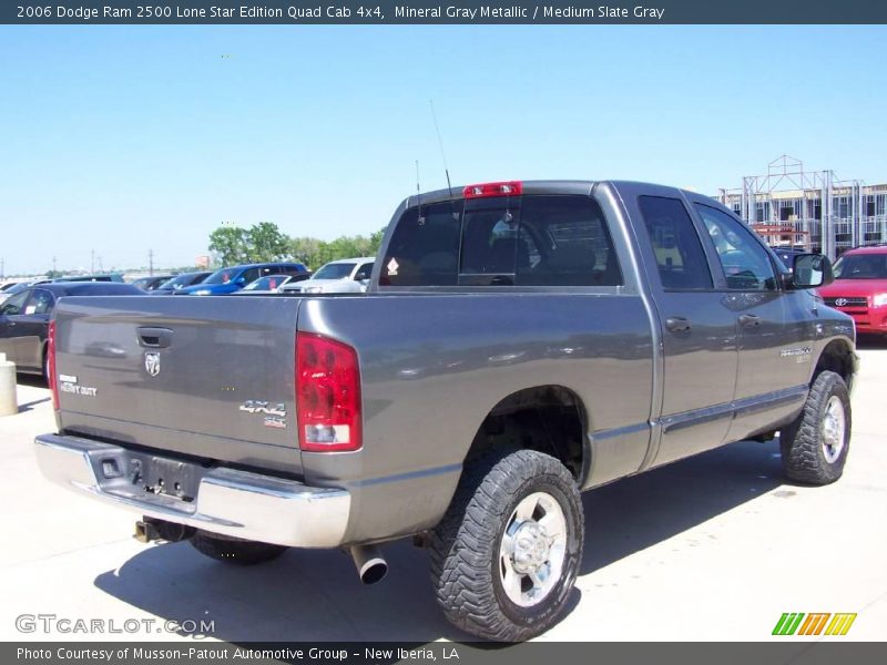 Mineral Gray Metallic / Medium Slate Gray 2006 Dodge Ram 2500 Lone Star Edition Quad Cab 4x4